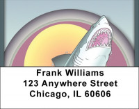 Shark Attack Address Labels | LBQBC-41