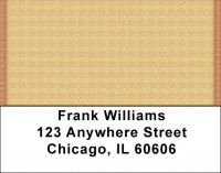 Textures In Fabric Address Labels | LBQBN-19