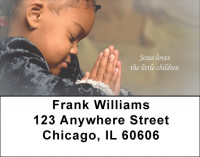 Jesus Loves The Little Children Address Labels | LBQBO-90