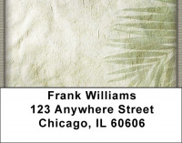 Vintage Canvas With Foliage Address Labels | LBZABS-36