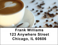 Coffee Lovers Address Labels | LBZFOD-11