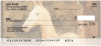 Horses In Fall Personal Checks | QBC-67