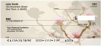 Oriental Cherry Blossoms Personal Checks | QBG-34