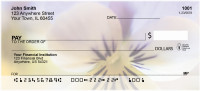 Playful Pansies Personal Checks | ZFLO-37
