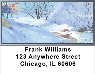 First Snow Address Labels | LBBBA-51
