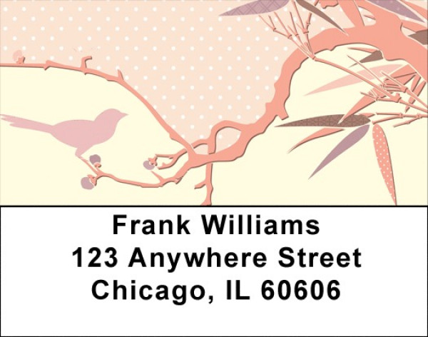 Fabric Colliage Address Labels | LBQBG-31