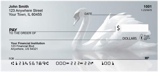 Swan Splendor Personal Checks | ZANJ-79