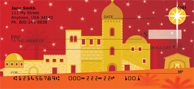 Images Of Christmas Personal Checks