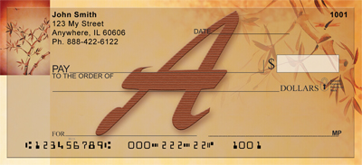 Strength And Longevity Monogram A Personal Checks