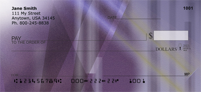 Purple Light Personal Checks