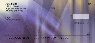 Purple Light Personal Checks