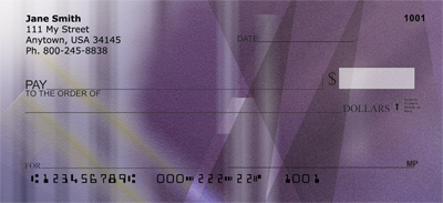 Purple Light Personal Checks