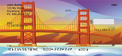 Golden Gate Bridge Personal Checks