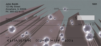 Living In A Bubble Personal Checks