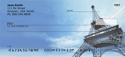 Eiffel Tower Personal Checks