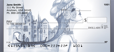 Venetian Goddess Of Romance Personal Checks