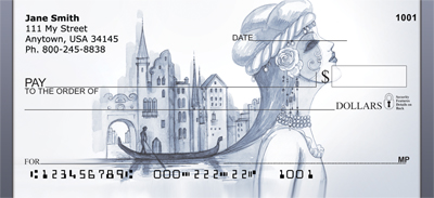 Venetian Goddess Of Romance Personal Checks