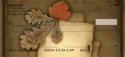Weathered And Worn Personal Checks