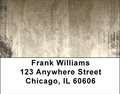 Coffee Grunge Address Labels