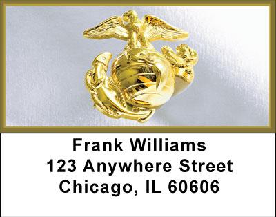 Marine Corp Emblem Address Labels