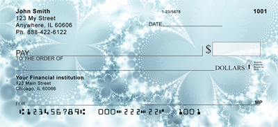 Icy Abstracts Personal Checks