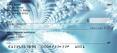 Icy Abstracts Personal Checks