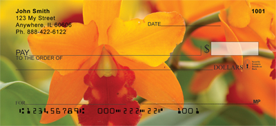 Tropical Orchids Personal Checks