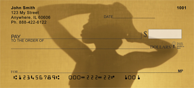 Female Silhouettes Personal Checks