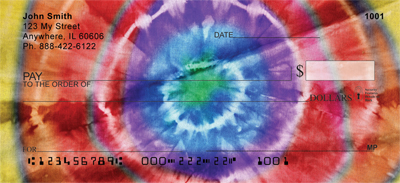 TieDye Retro Personal Checks