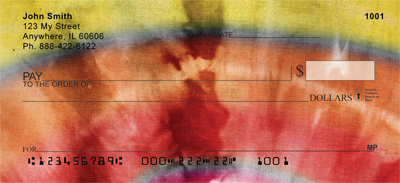 TieDye Retro Personal Checks