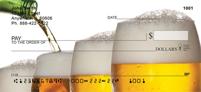Beer - A Cold One Personal Checks