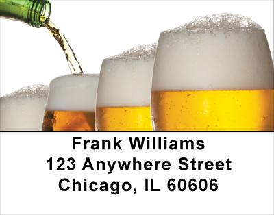 Beer - A Cold One Address Labels