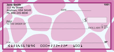 Funky Animal Prints Personal Checks