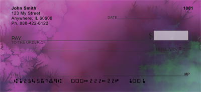Plum Fun Personal Checks