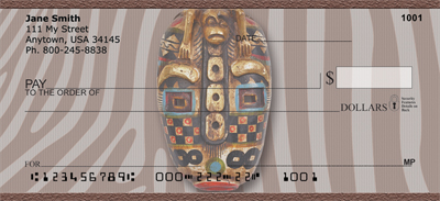 African Masks Personal Checks
