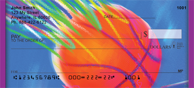 Smokin' Hot Basketball Personal Checks