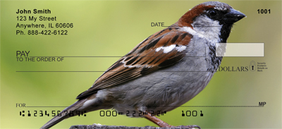 Sparrow In Spring Personal Checks
