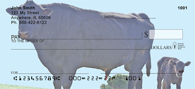 Black Angus Personal Checks