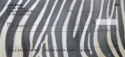 Zebra Prints Personal Checks