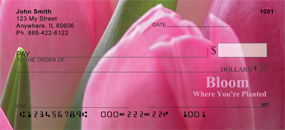 Bloom Where You're Planted Personal Checks