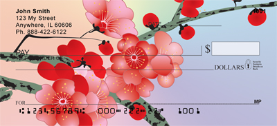 Japanese Cherry Tree Personal Checks