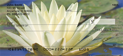 Lotus Lilies Personal Checks