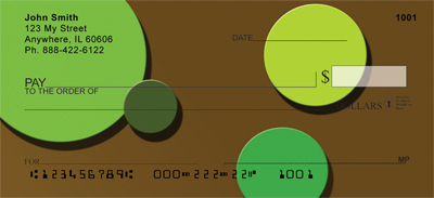 Dots On Chocolate Personal Checks