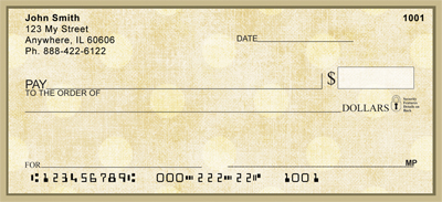 Vintage Dots Personal Checks