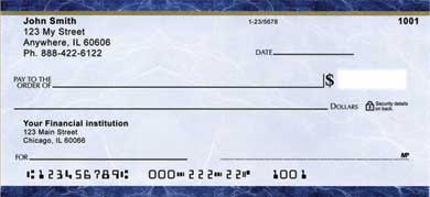 Blue Marble Personal Checks