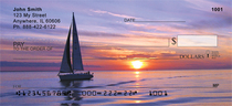 Sailboats At Sunrise Personal Checks