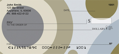 Geometric Patterns Personal Checks