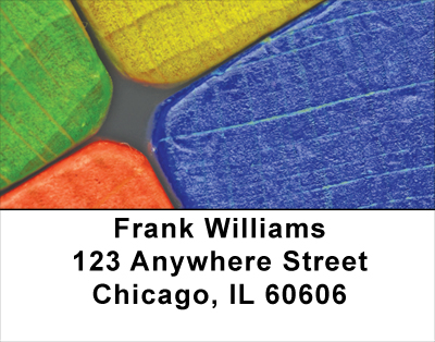 Colored Blocks Address Labels