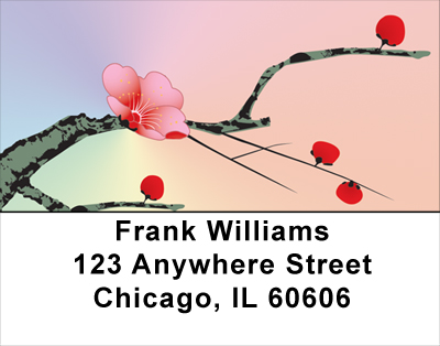 Japanese Cherry Tree Address Labels