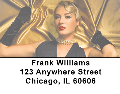 In Sexy Marilyn Monroe Style Address Labels